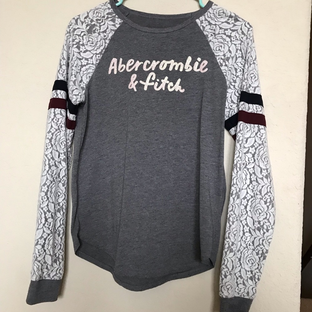 Abercrombie & Fitch lace long sleeve shirt